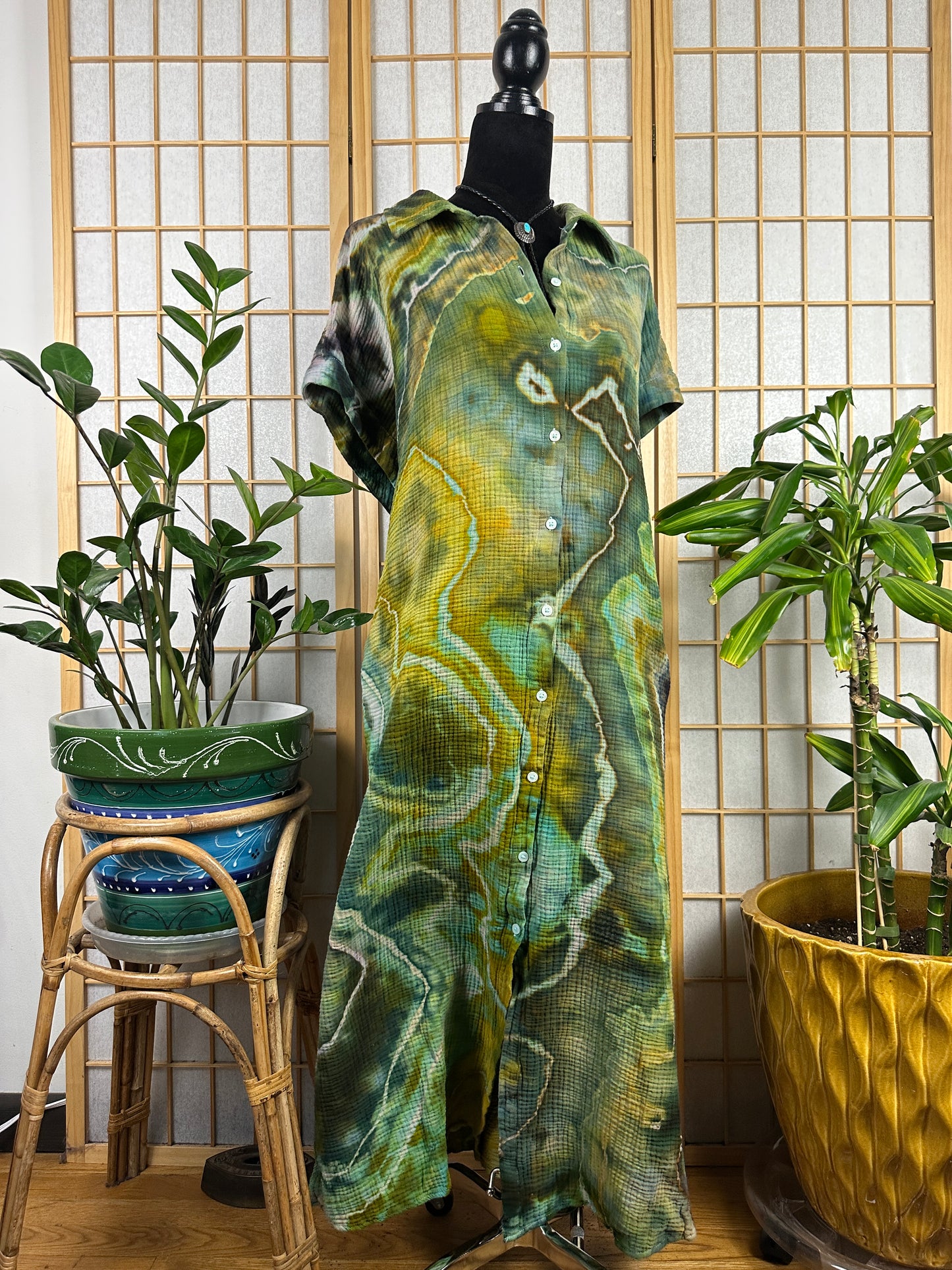 Buttoned Up Maxi - 2X/3X