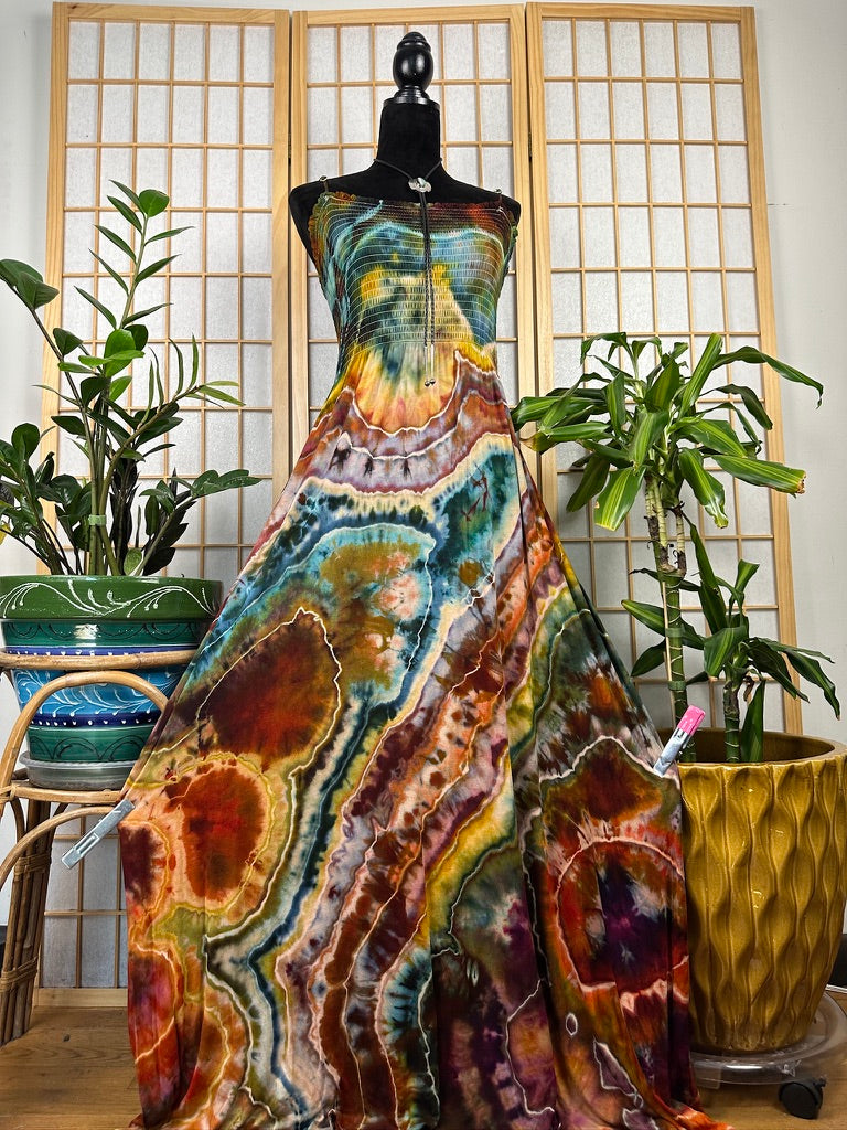 Smocked Maxi - 1X/2X