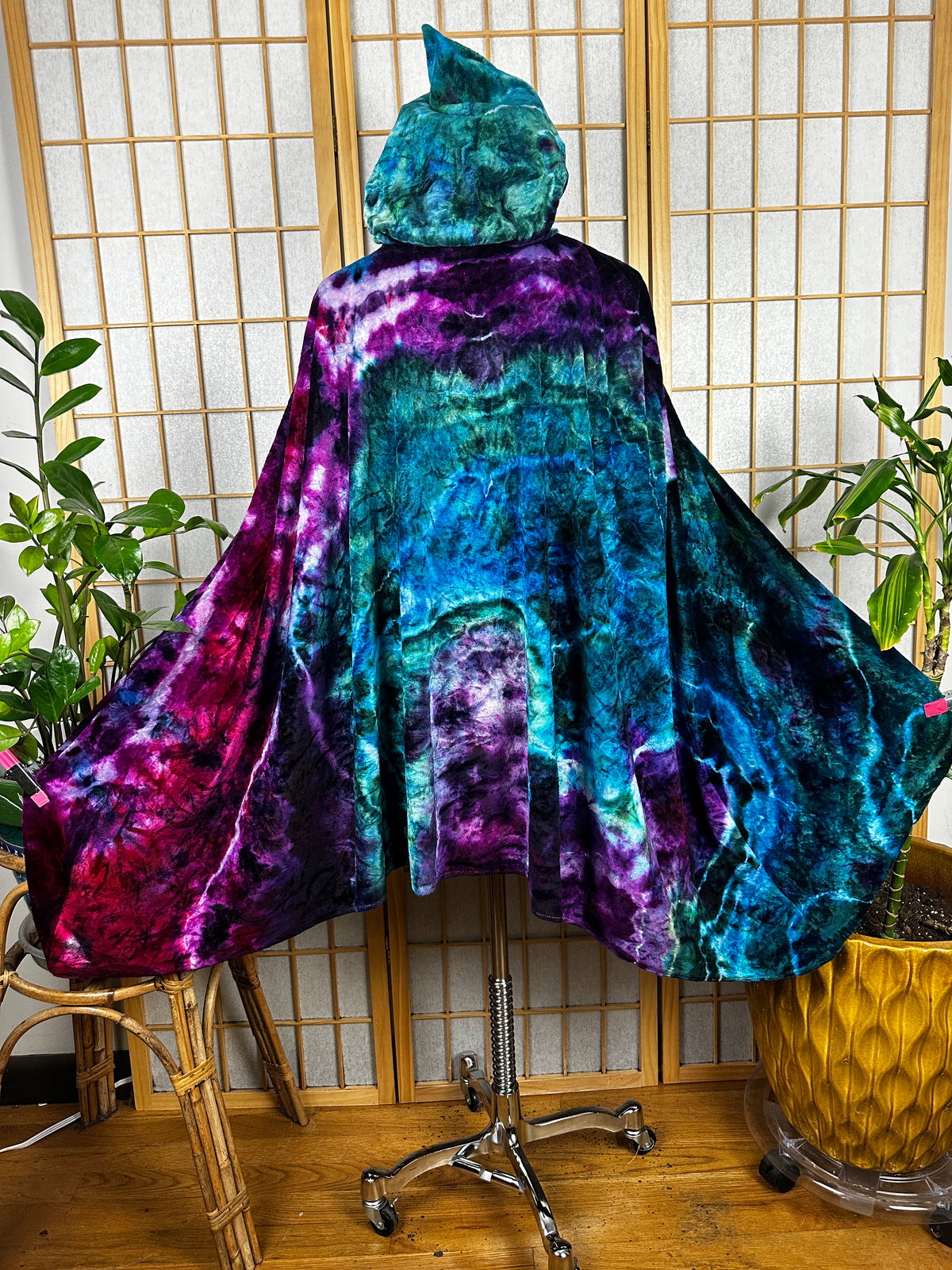 Bamboo Velour Cape - Mermaid
