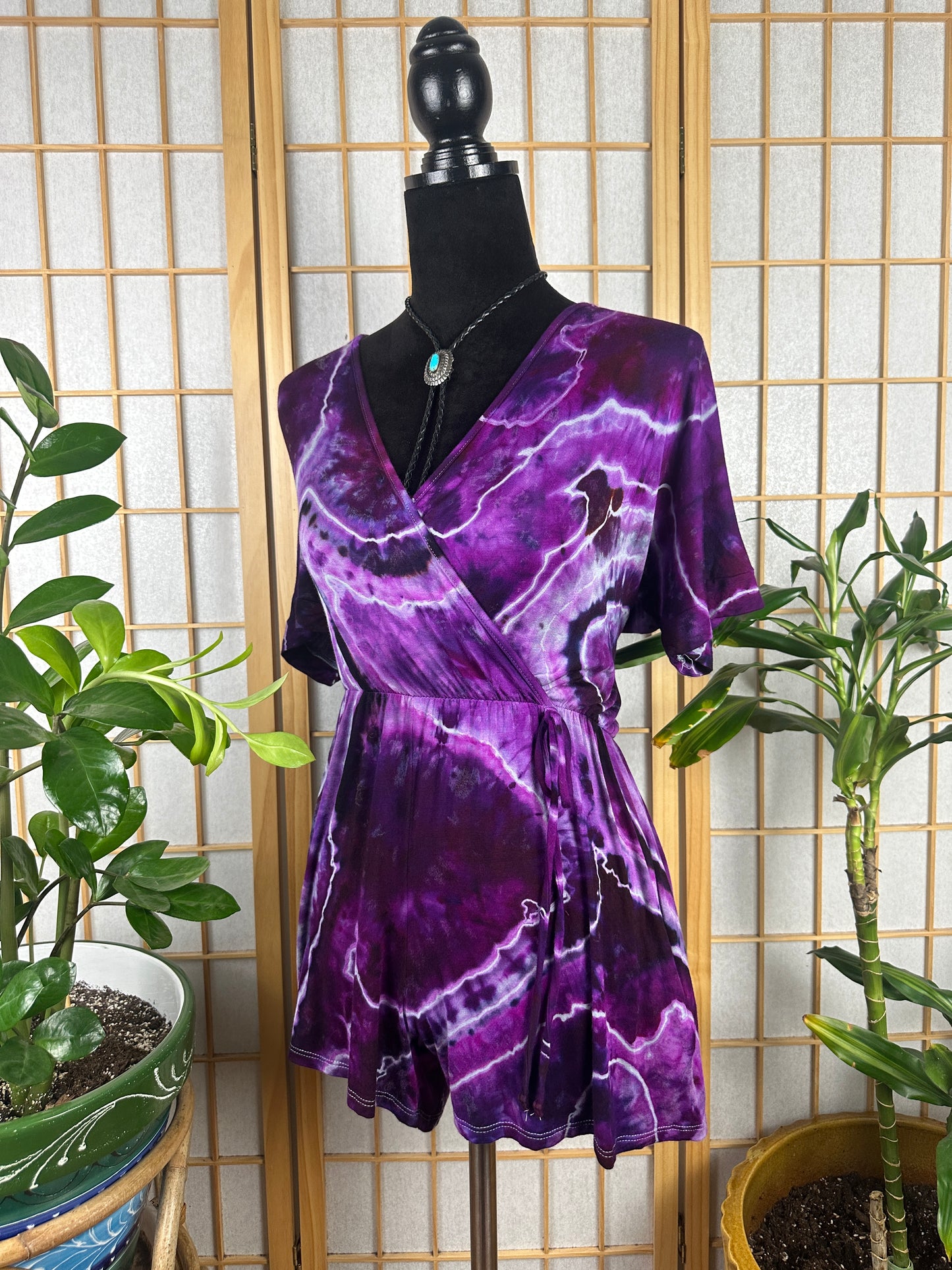 Surplice Romper - SMALL