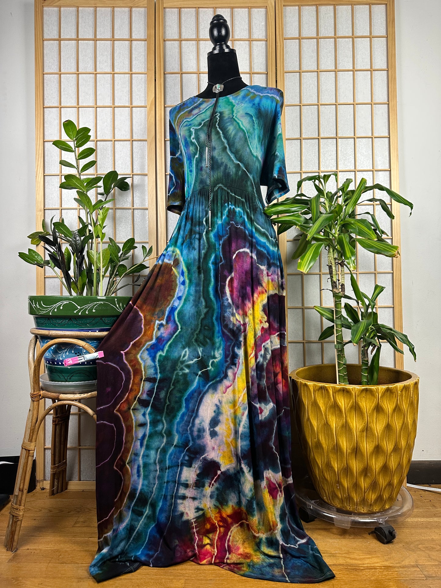 Spring Maxi Dress - 2X/3X