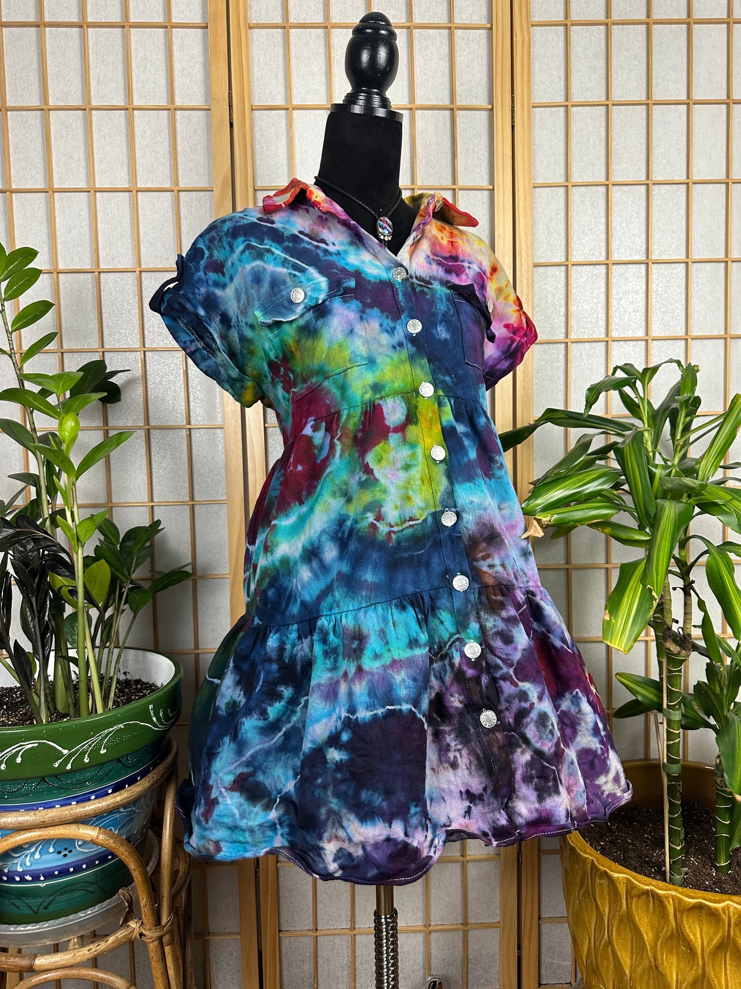 Denim Spinner Dress - SM/MD
