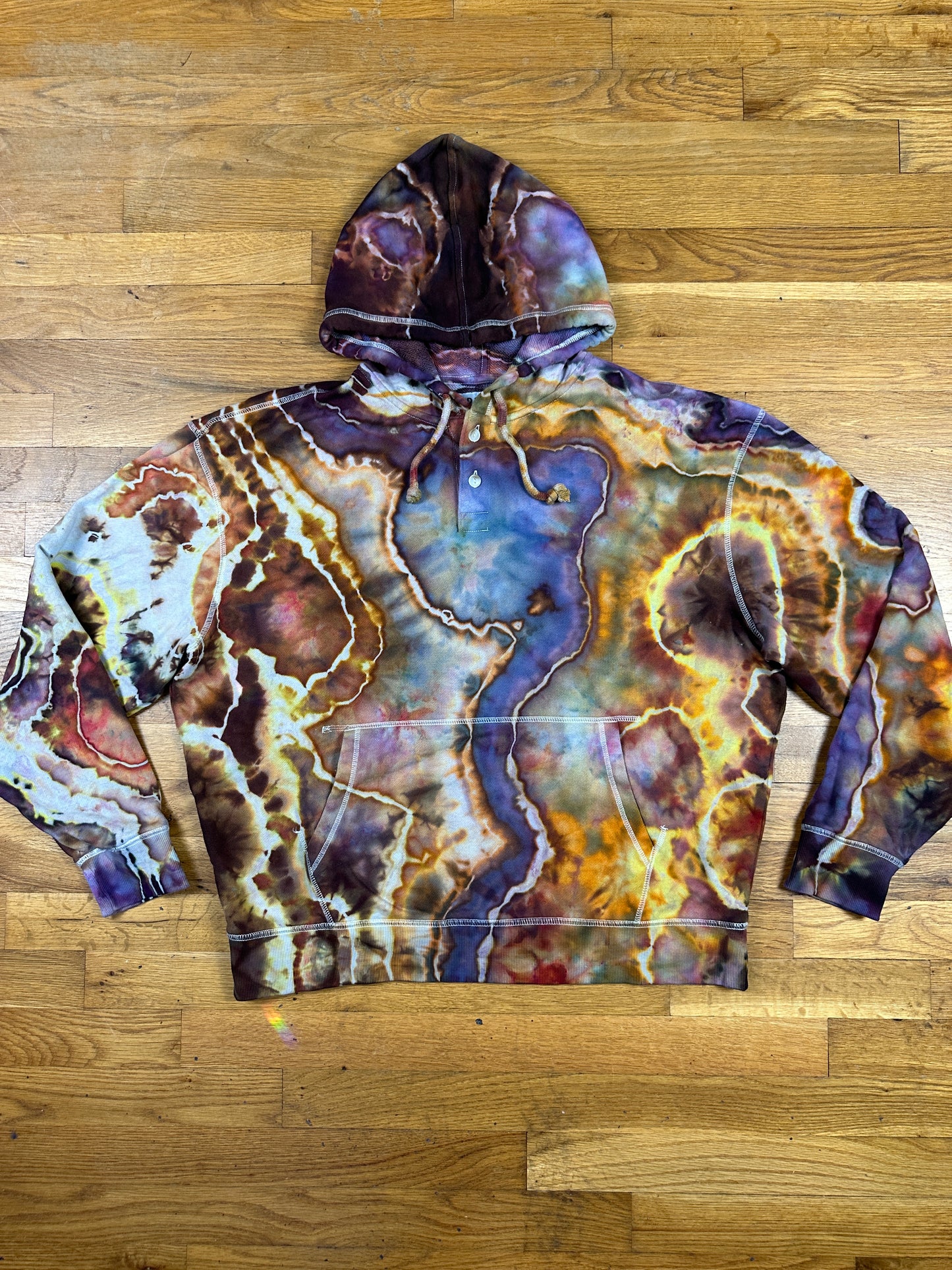 Button hoodie - LG/XL