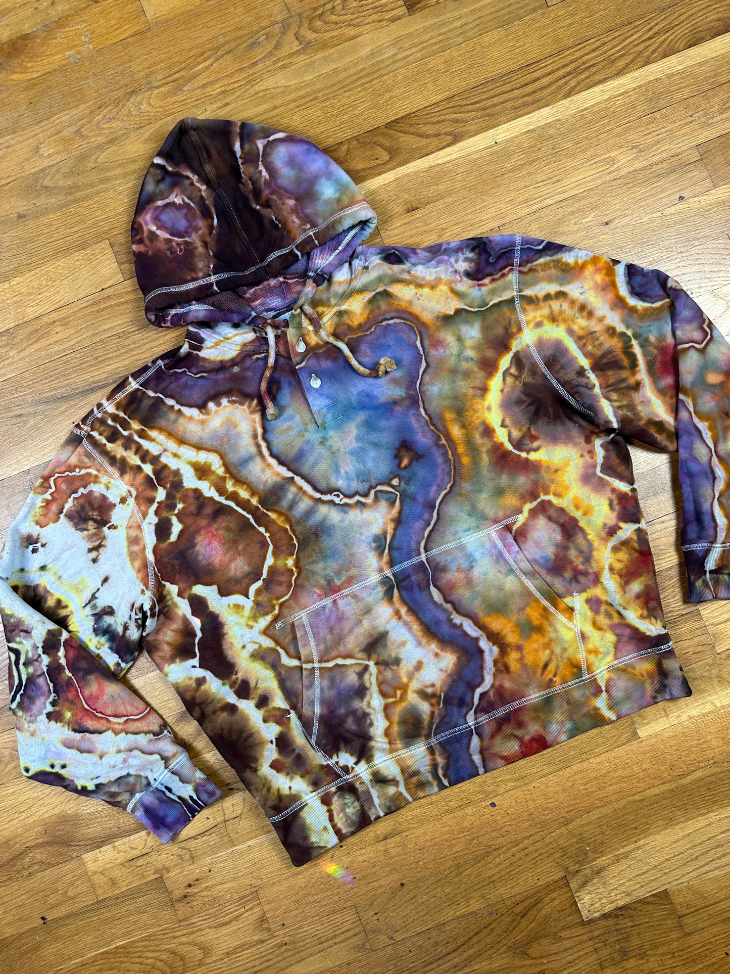 Button hoodie - LG/XL