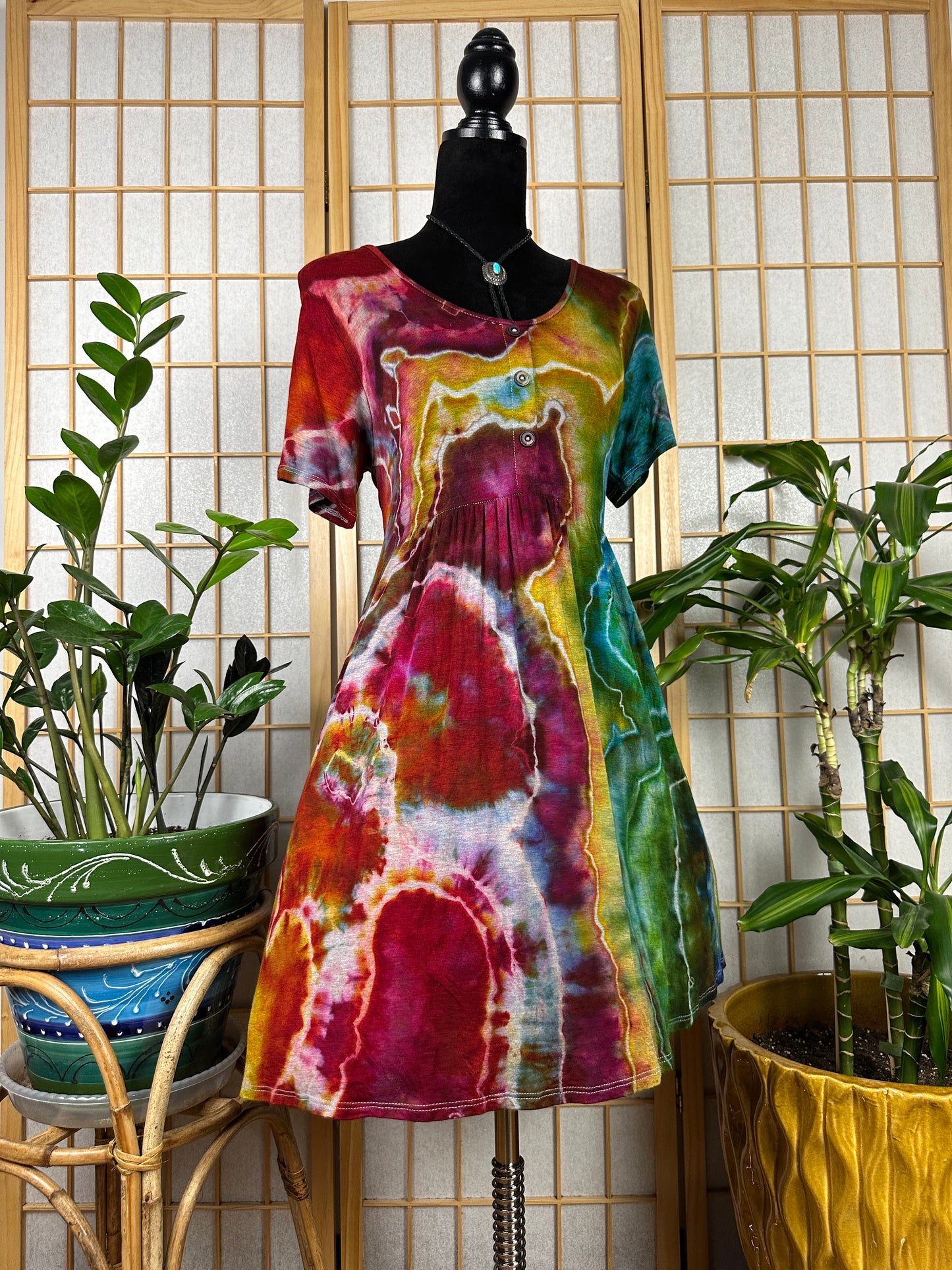 Button Babydoll Dress - SM/MD
