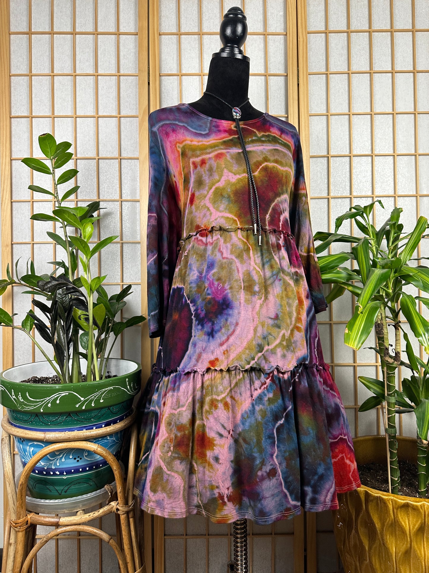 Tiered Swing Dress - 2X