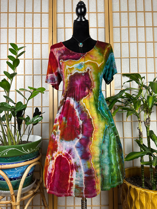 Button Babydoll Dress - SM/MD