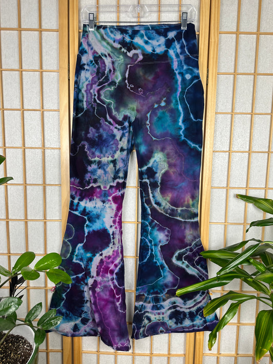Raw Hem Yoga Pants - LARGE