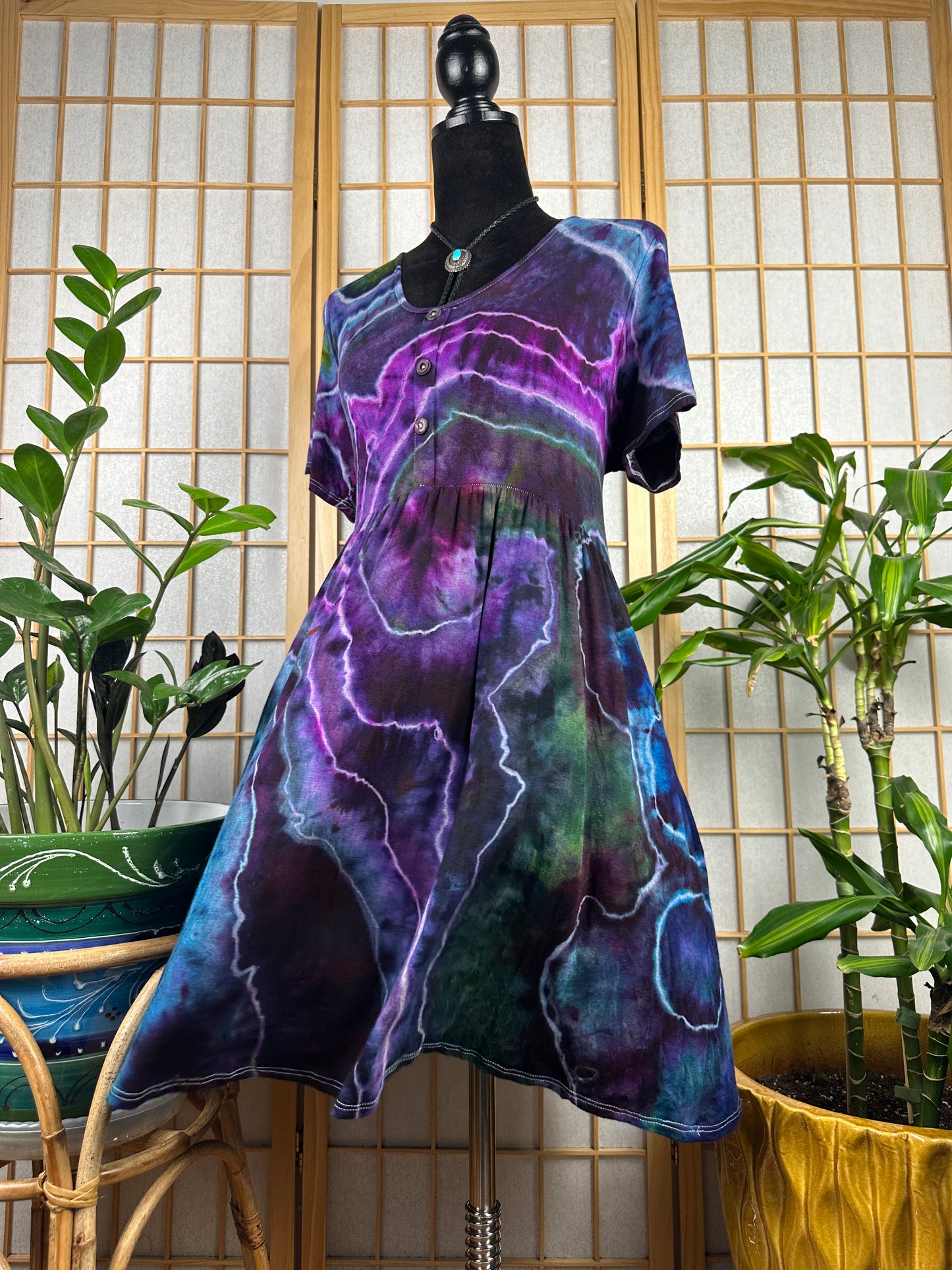 Button Babydoll Dress - MD/LG