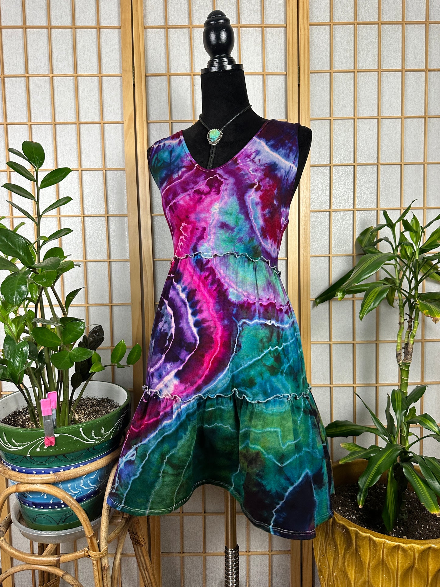 Tiered Tank Dress - LARGE