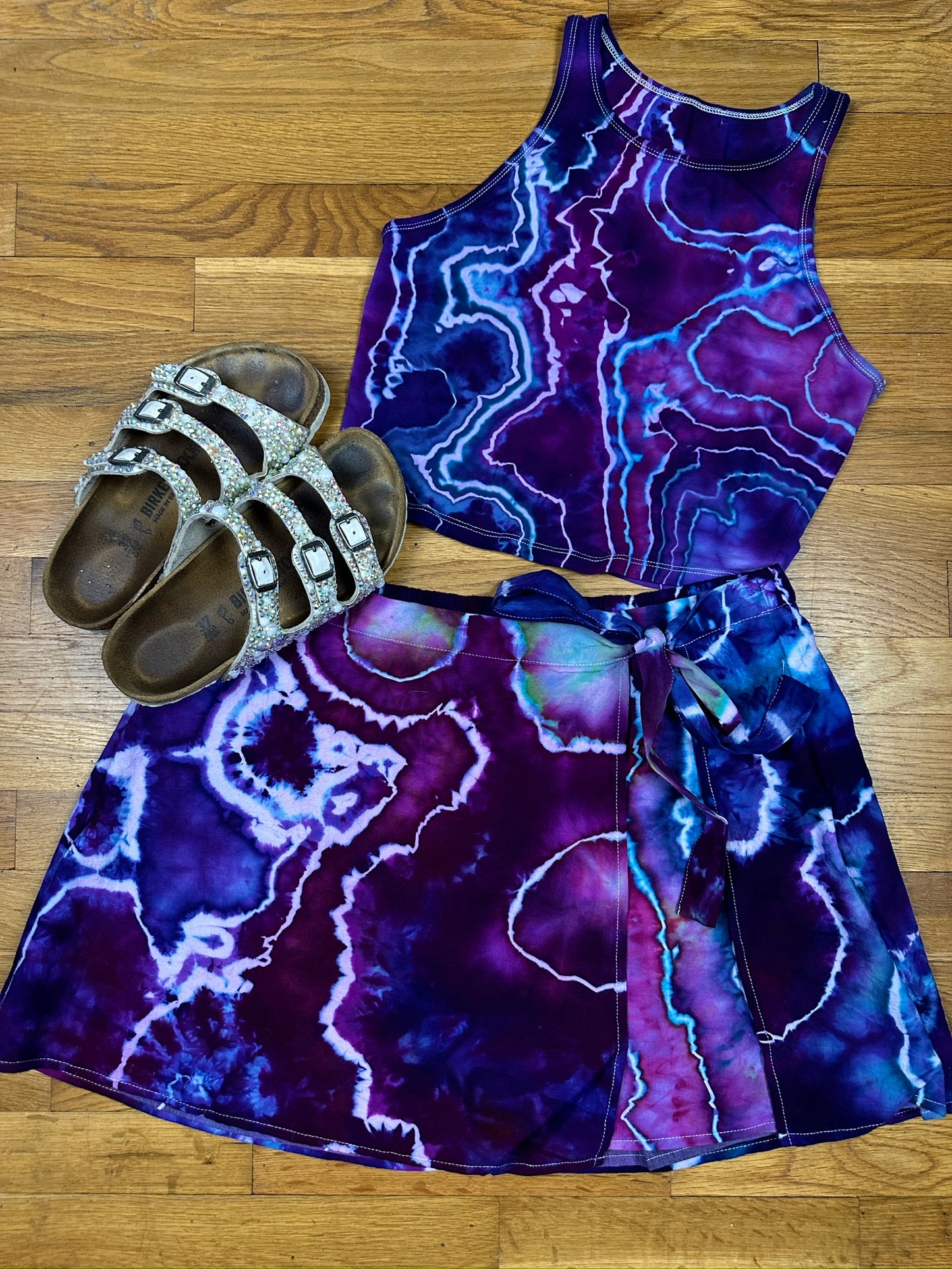Wrap Skirt Set - LARGE