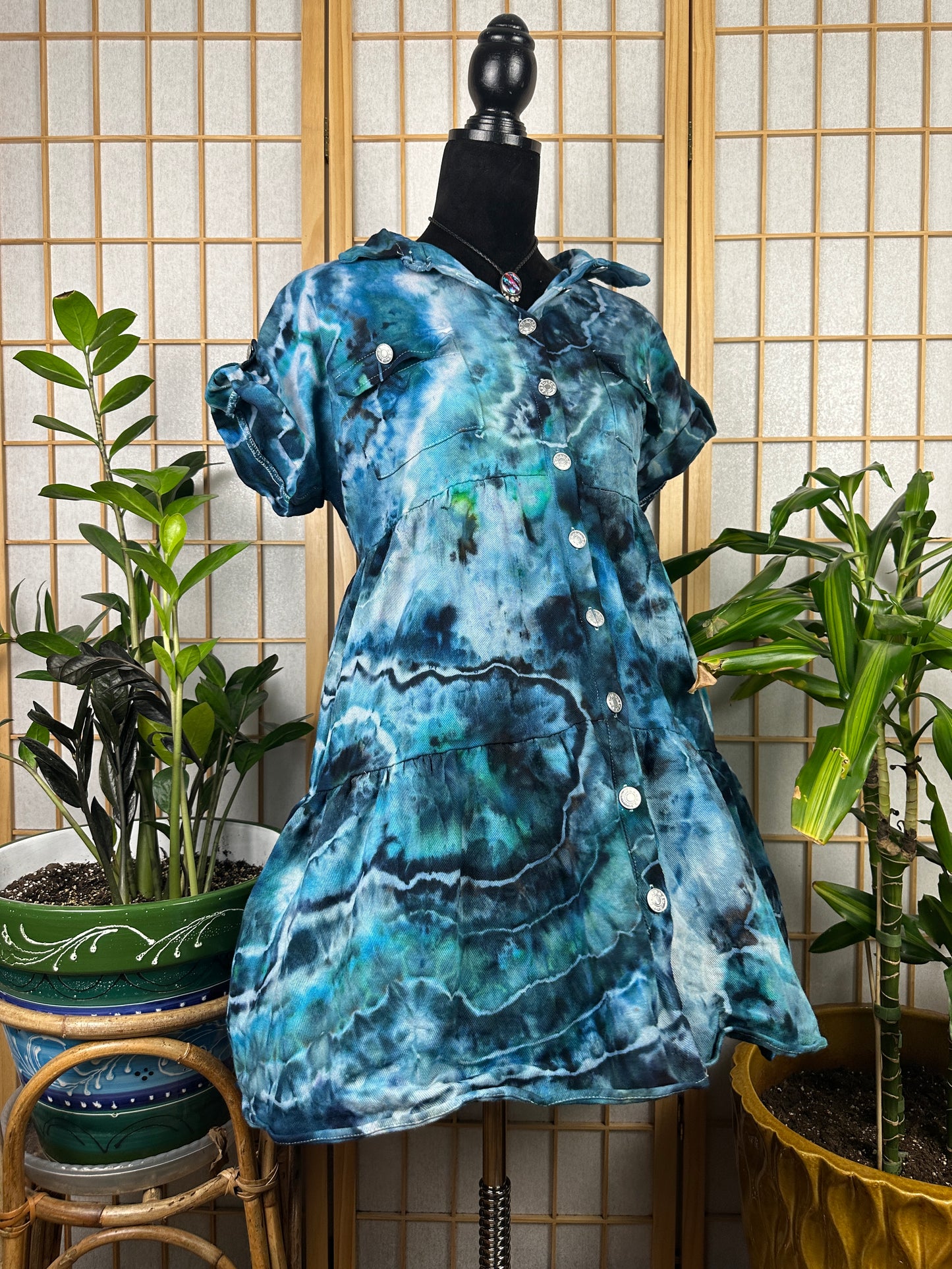 Denim Spinner Dress - MD/LG
