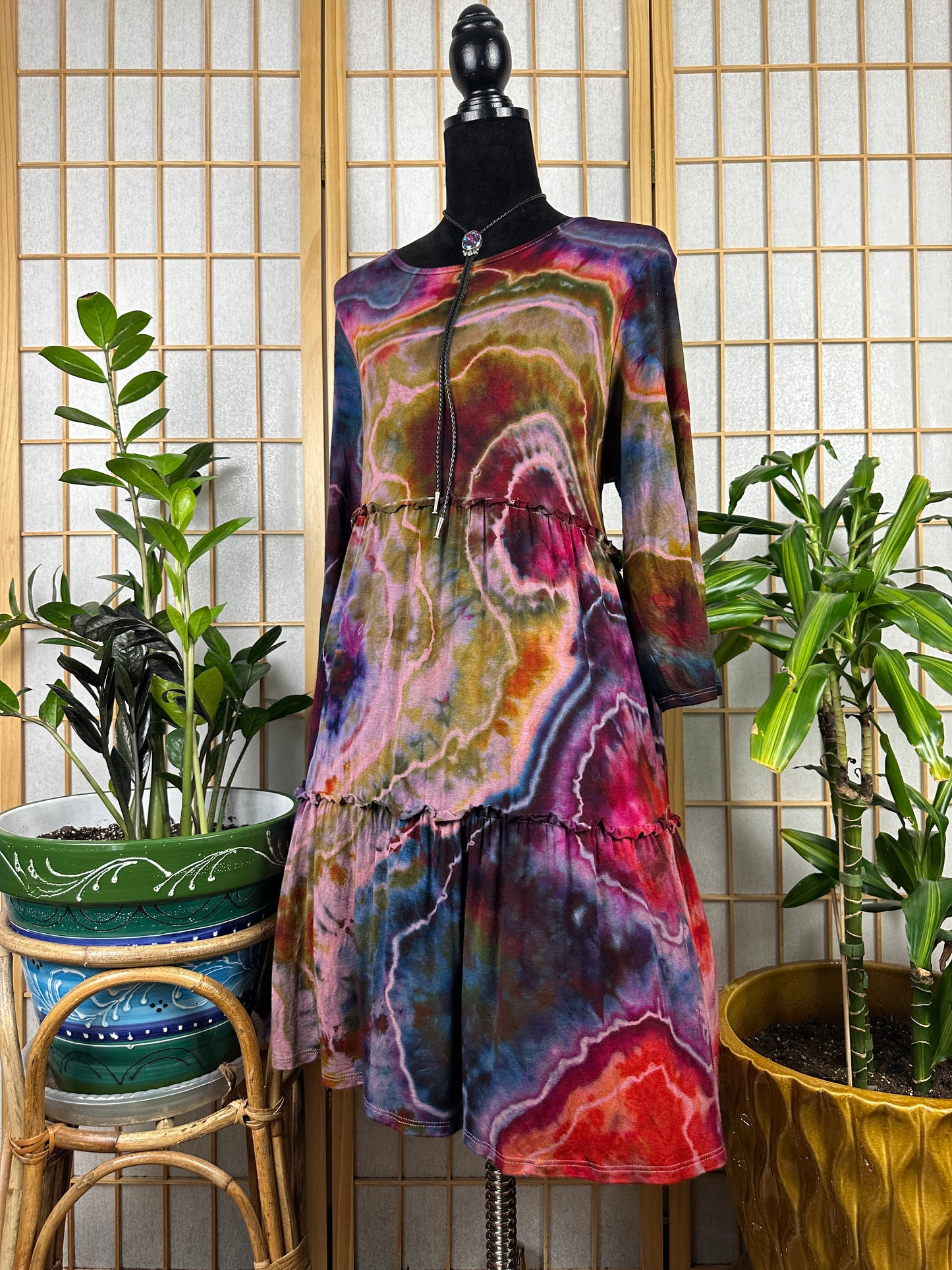 Tiered Swing Dress - 2X