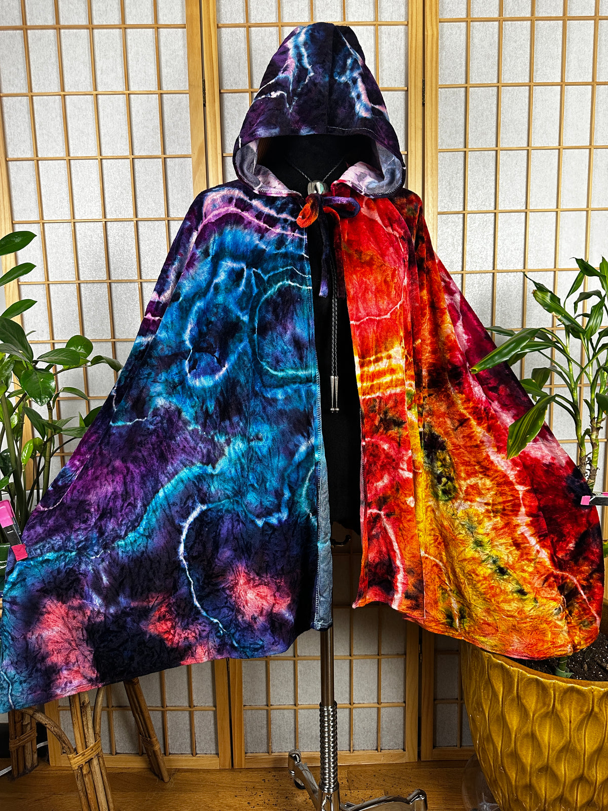 Bamboo Velour Cape - Sunset