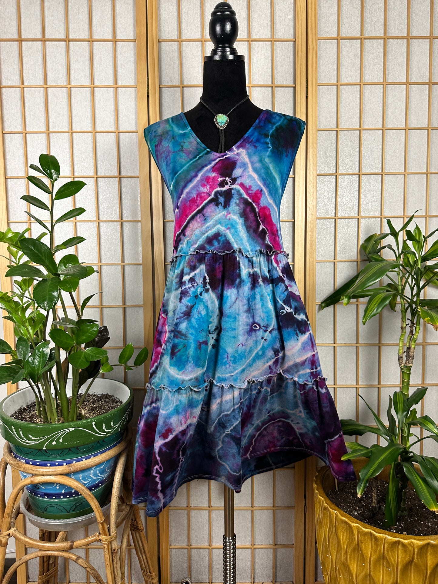 Tiered Tank Dress - 3X