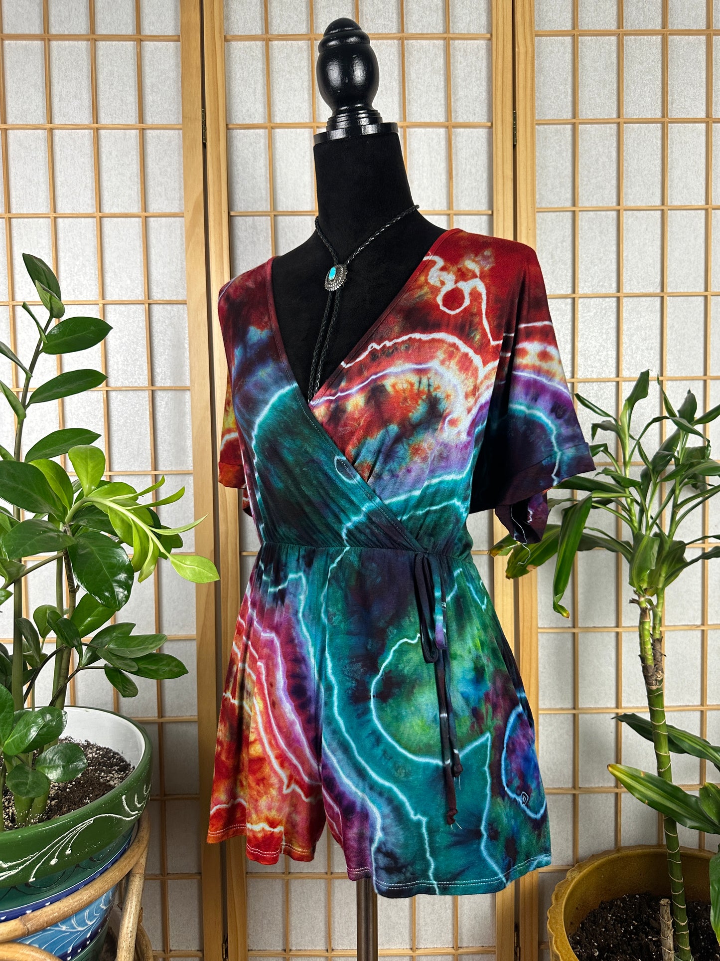 Surplice Romper - MEDIUM
