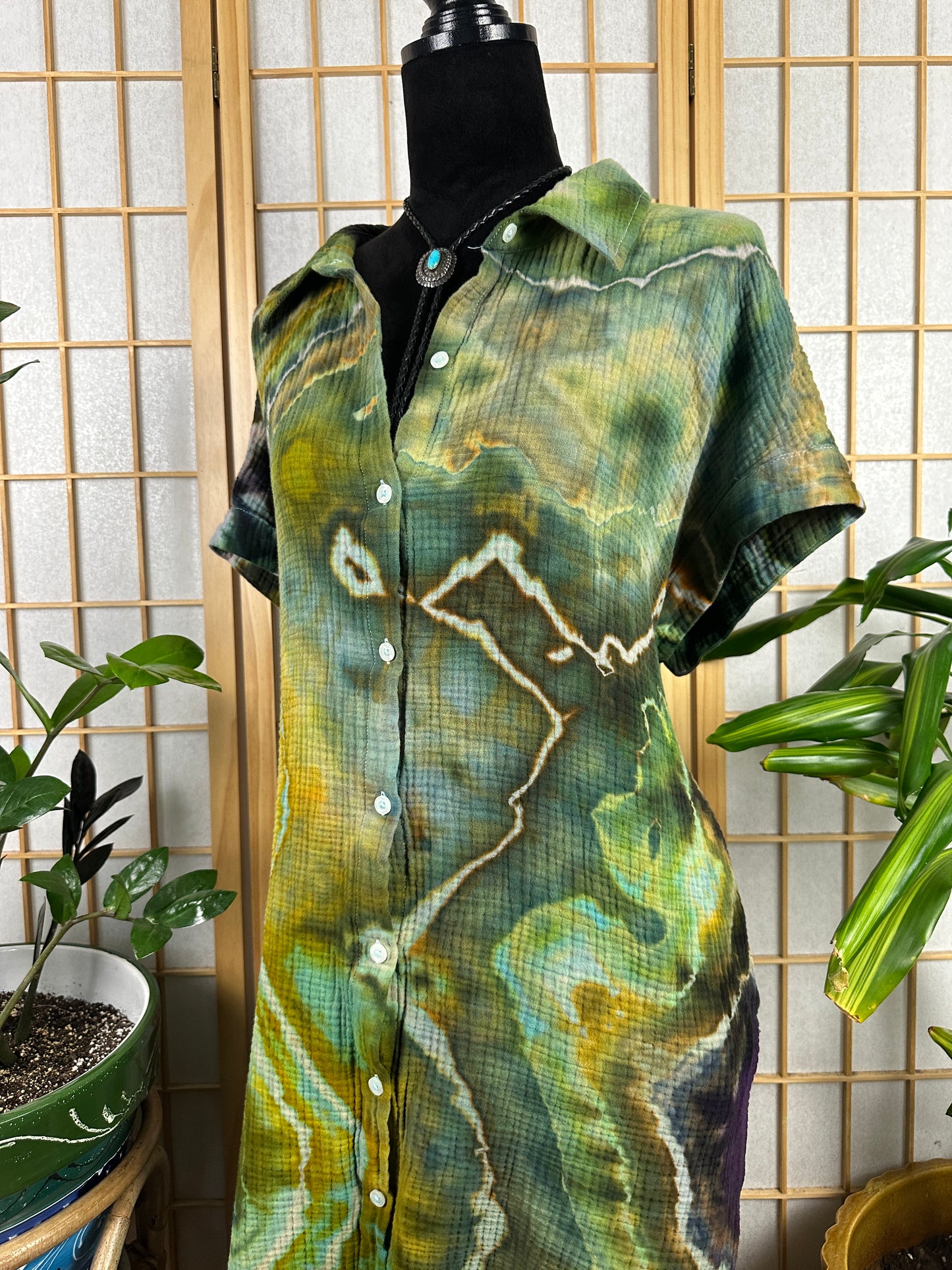 Buttoned Up Maxi - 2X/3X