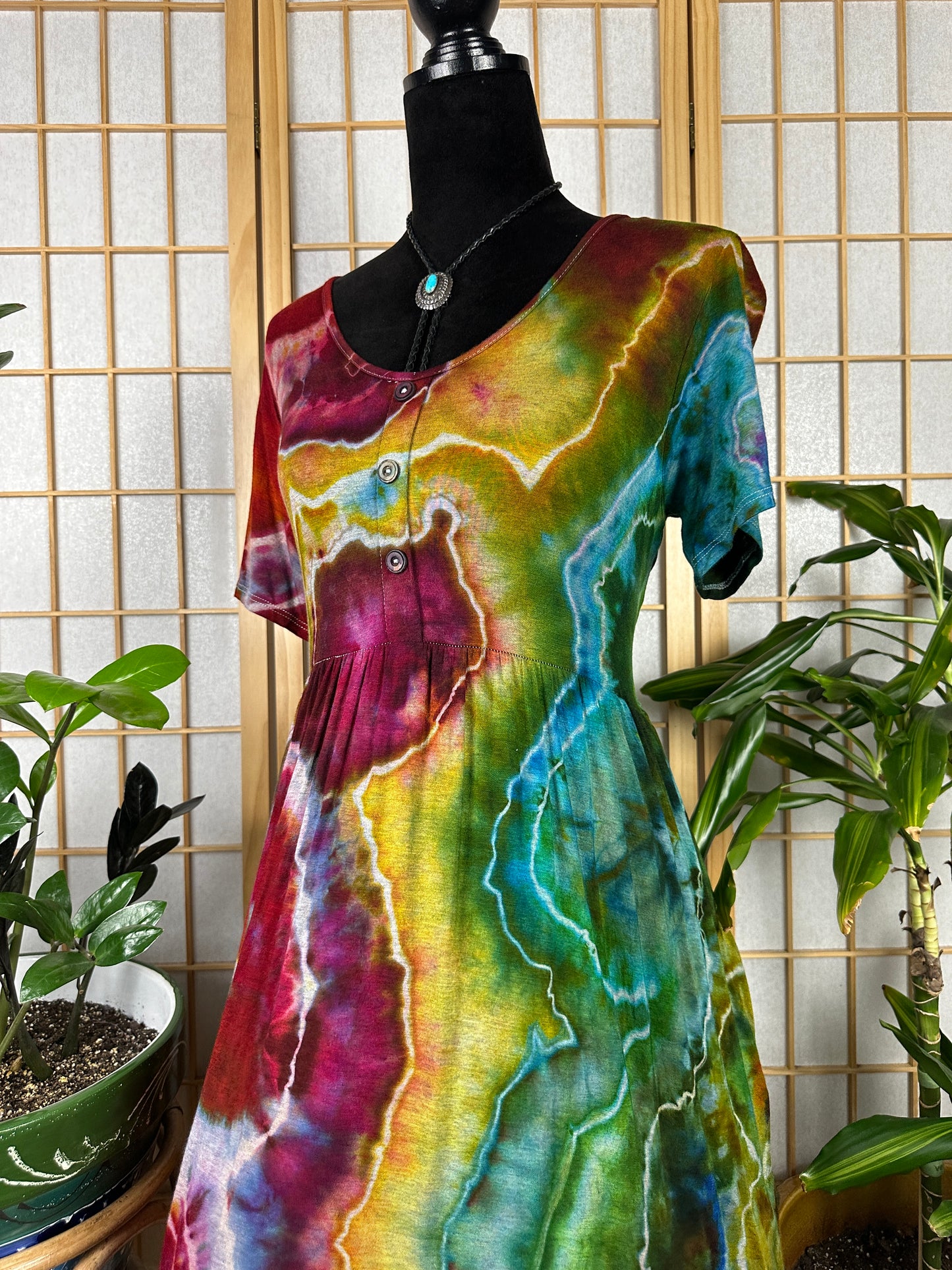 Button Babydoll Dress - SM/MD