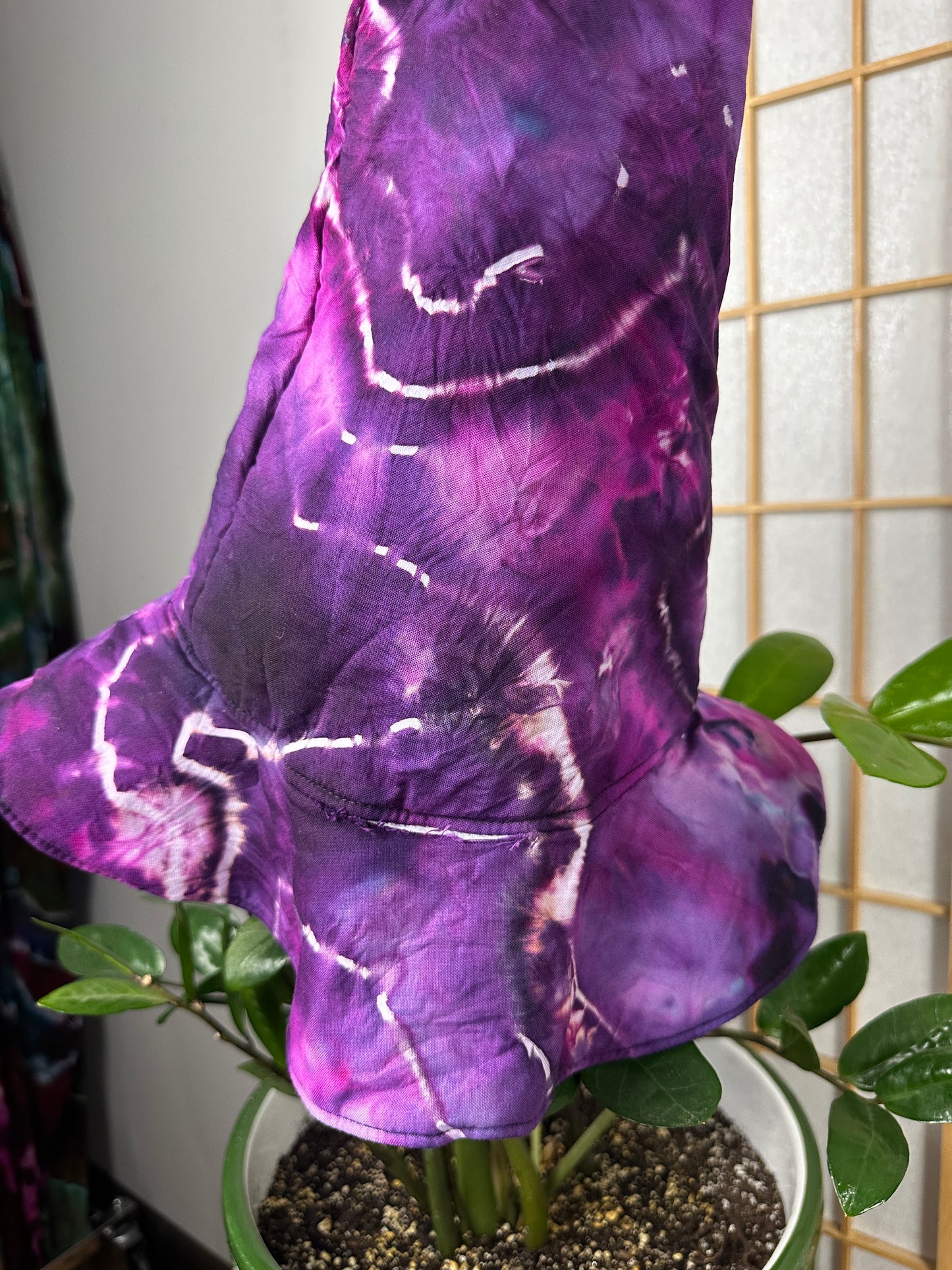 Linen Witch Hat - SM/MD (19in) *DISCOUNTED - PLEASE READ*