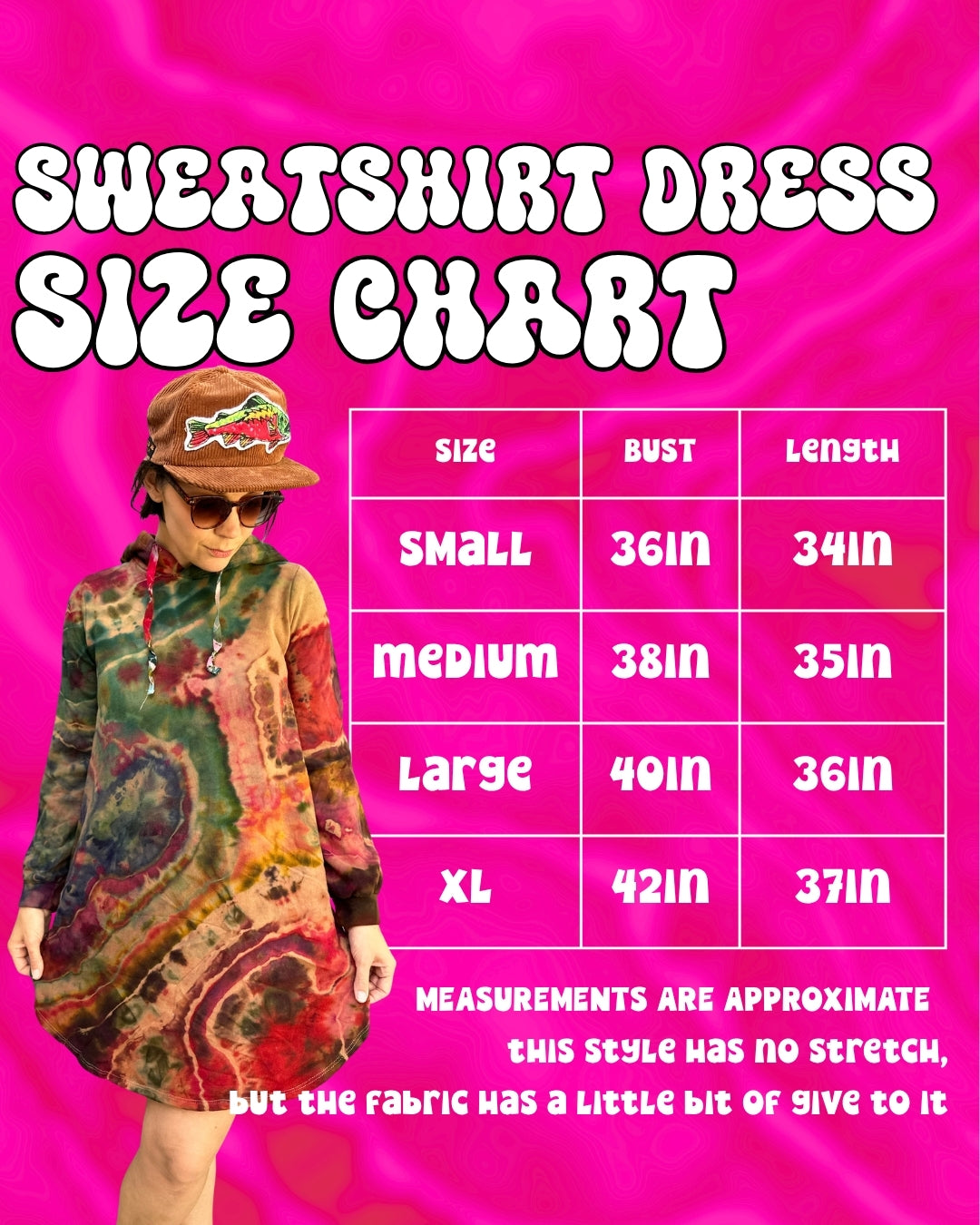 Hoodie Sweatshirt Dress - MEDIUM