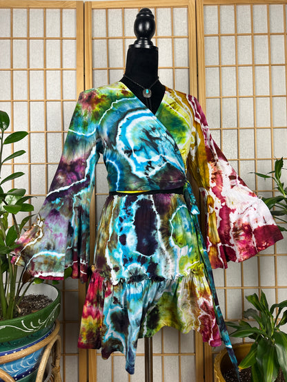 Spinner Mini Skirt/Wrap Top Set - MD/LG