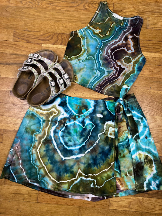 Wrap Skirt Set - LARGE