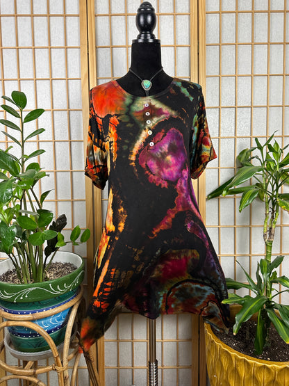 Button Swing Dress - XL/1X