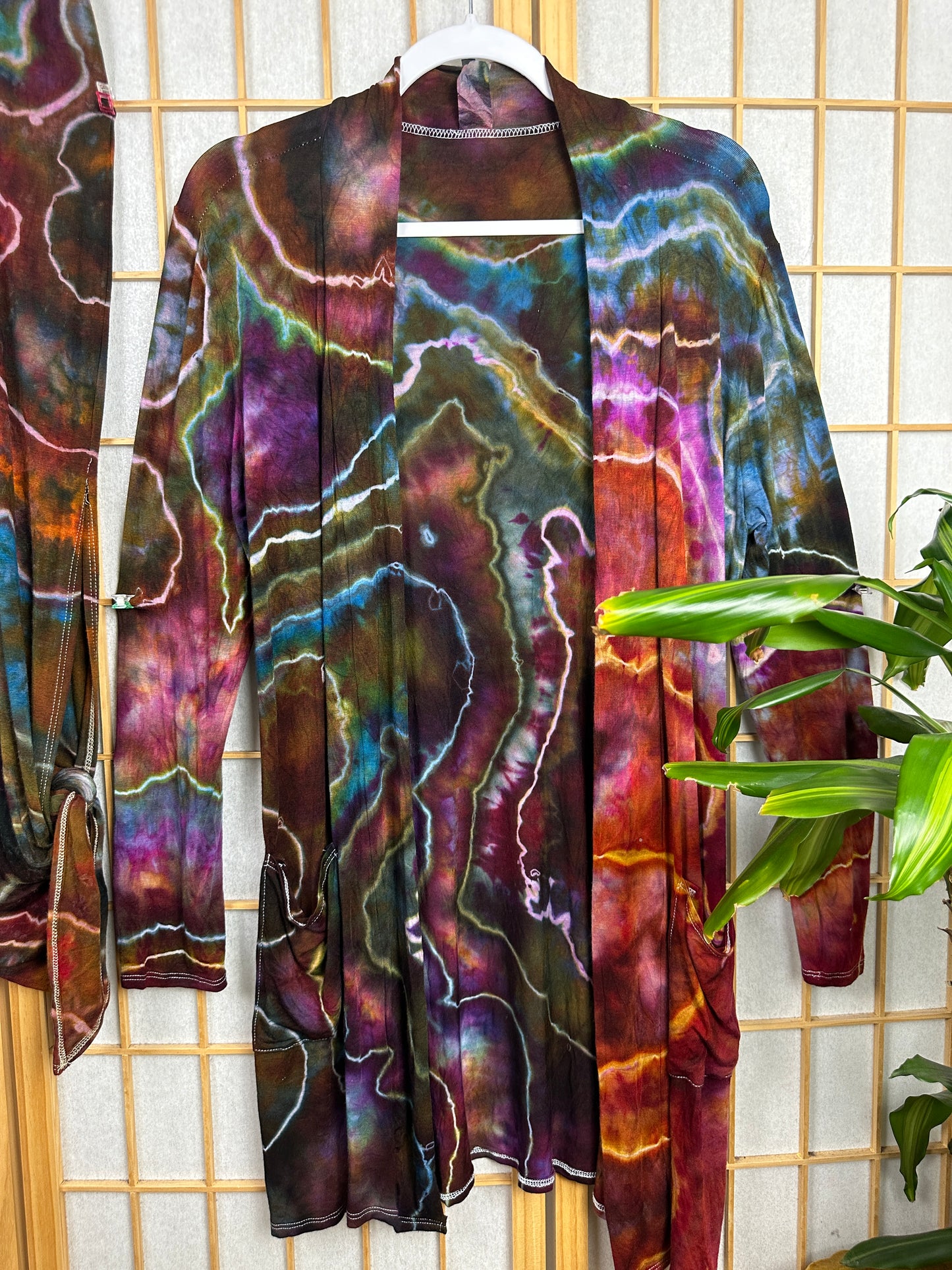 Pocket Cardigan/Tie Jogger Set - MEDIUM