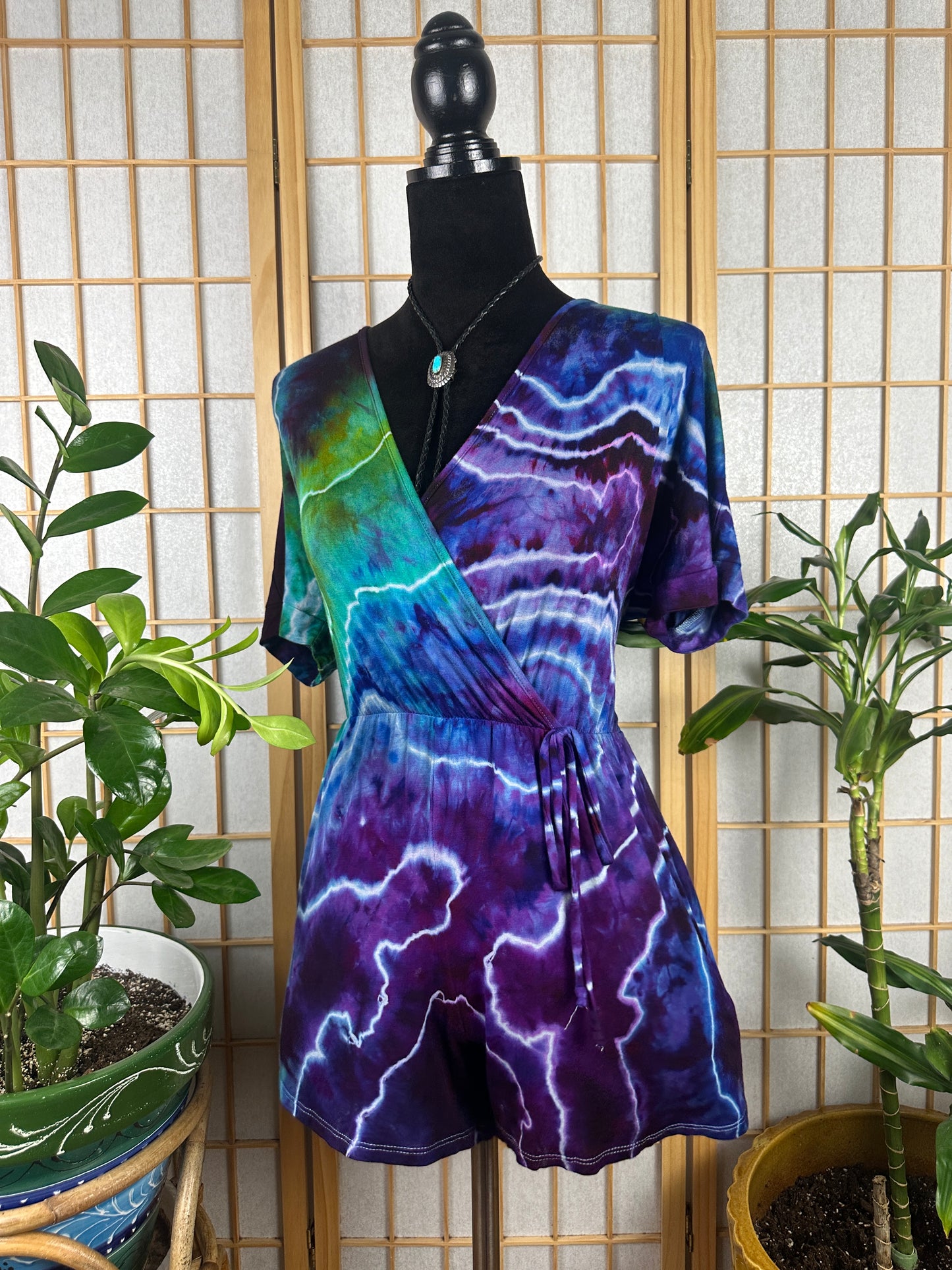 Surplice Romper - SMALL