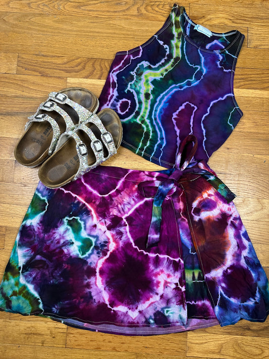 Wrap Skirt Set - LARGE