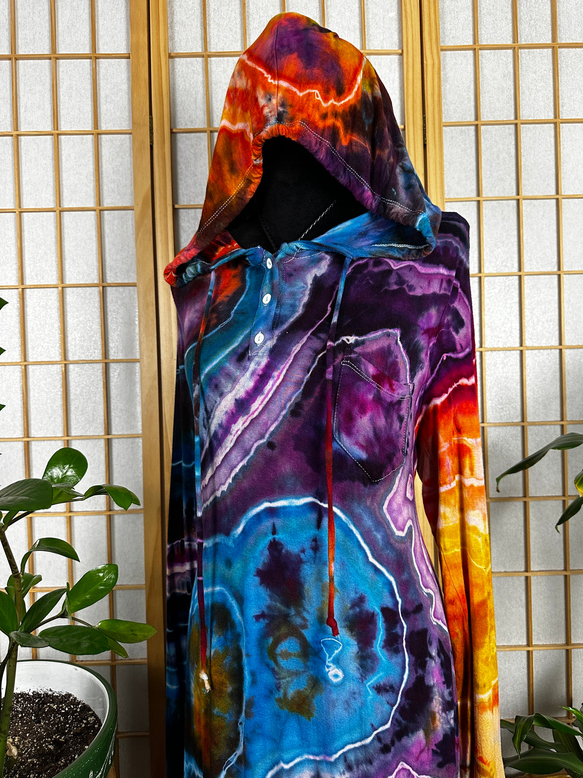 Hoodie Dress - 1X