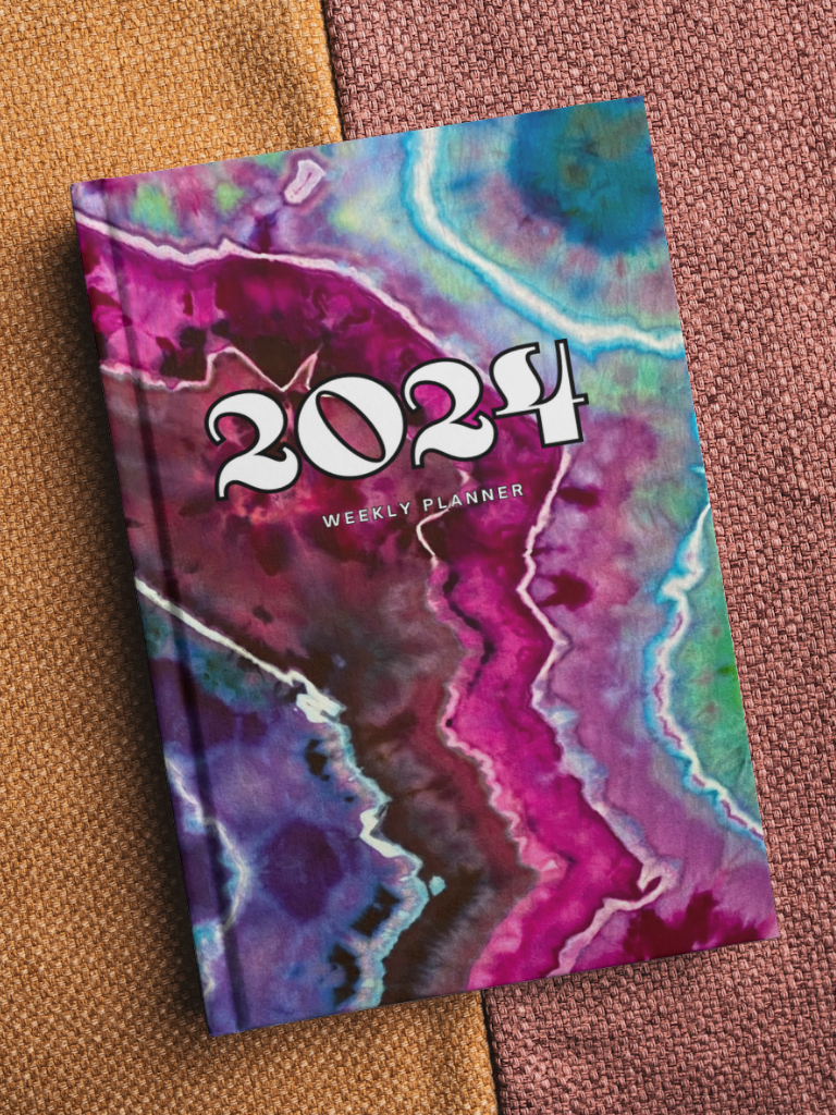2024 Weekly Planner - Hardcover (Multiple Colors)