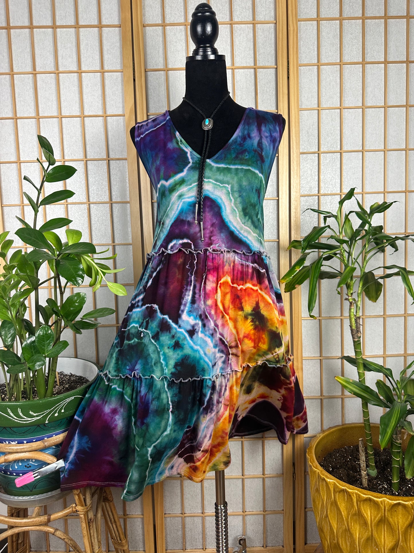 Tiered Tank Dress - 2/3X