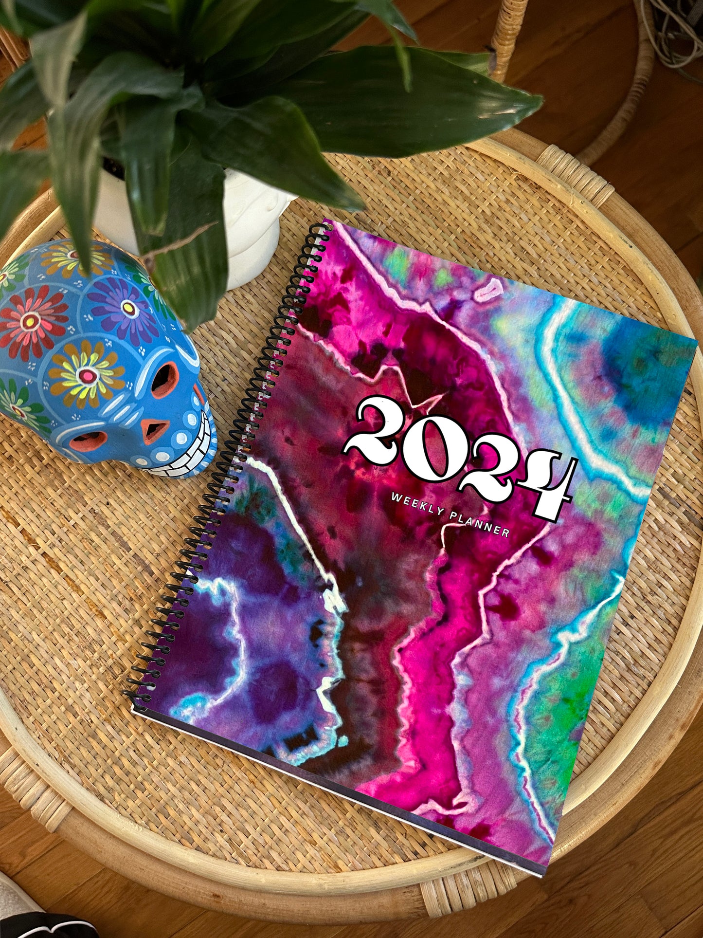 2024 Weekly Planner - Spiral Bound Softcover (Multiple Colors)
