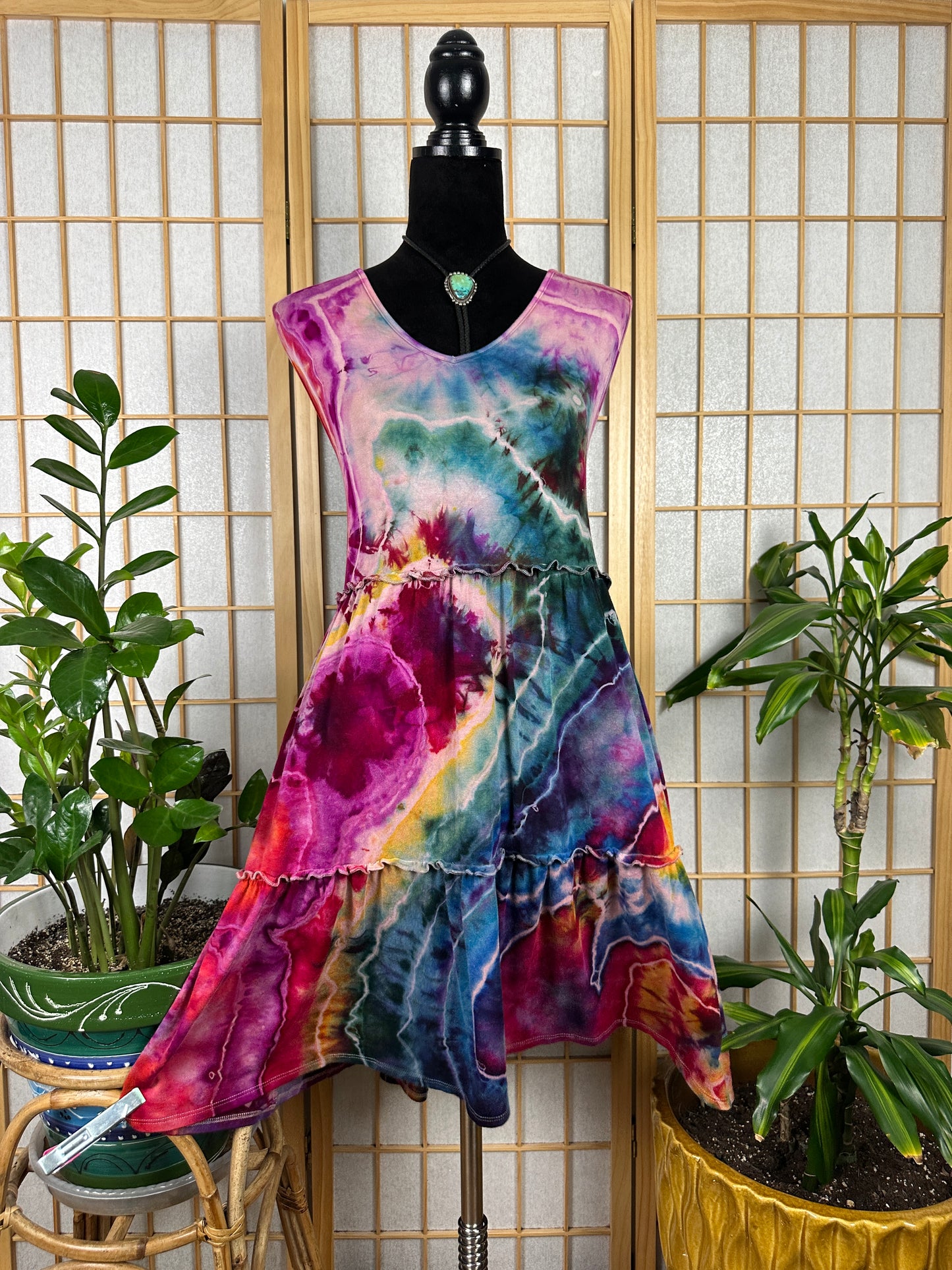Tiered Tank Dress - 2X
