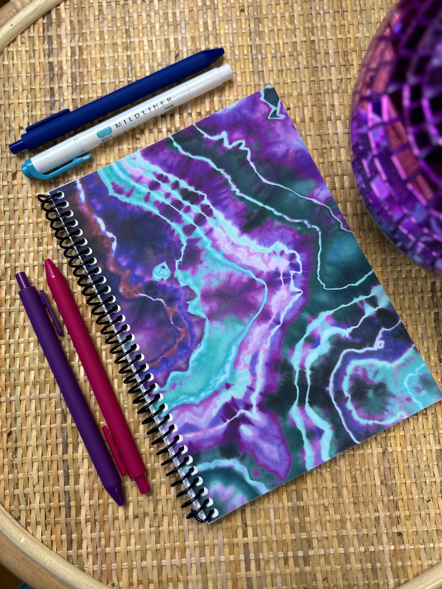 Spiral Tie Dye Notebooks (Multiple Options)