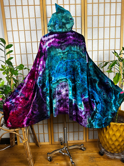 Bamboo Velour Cape - Mermaid