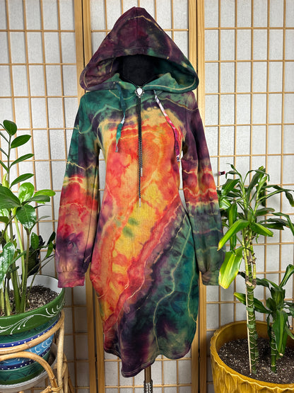 Hoodie Sweatshirt Dress - MEDIUM