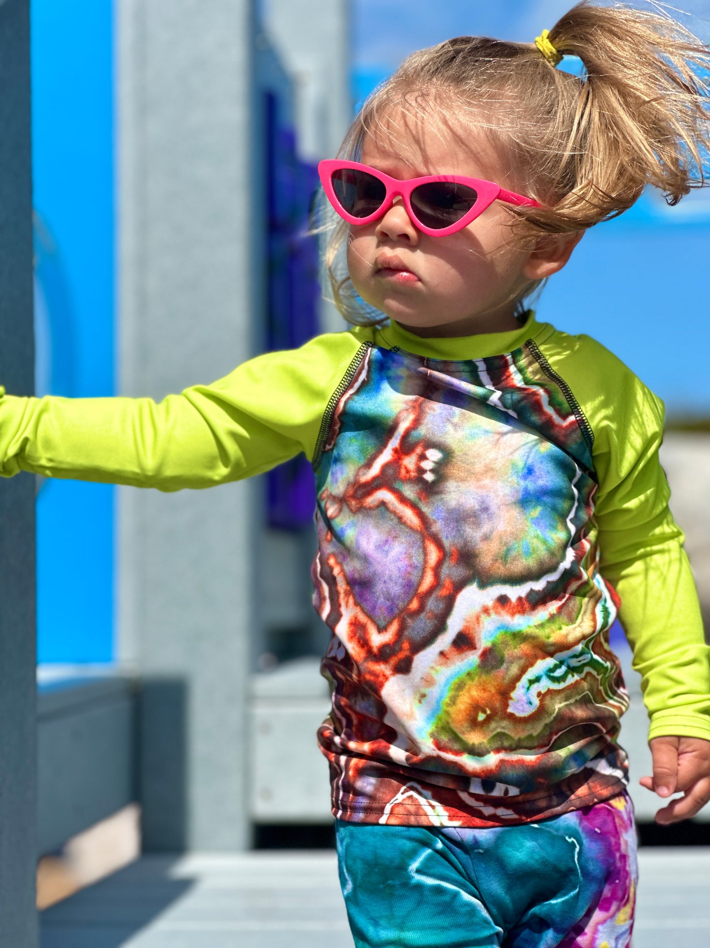 Youth Rash Guard (Sizes 8-20) - Swamp