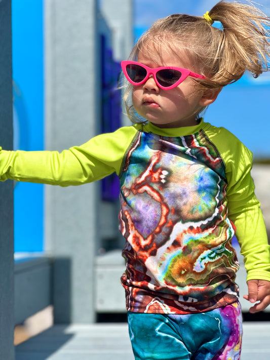 Youth Rash Guard (Sizes 8-20) - Swamp