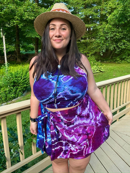 Wrap Skirt Set - LG top/XL bottom