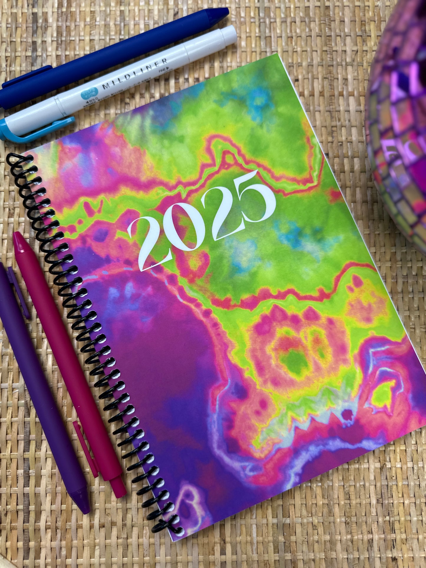 2025 Tie Dye Weekly Planners (Multiple Options)