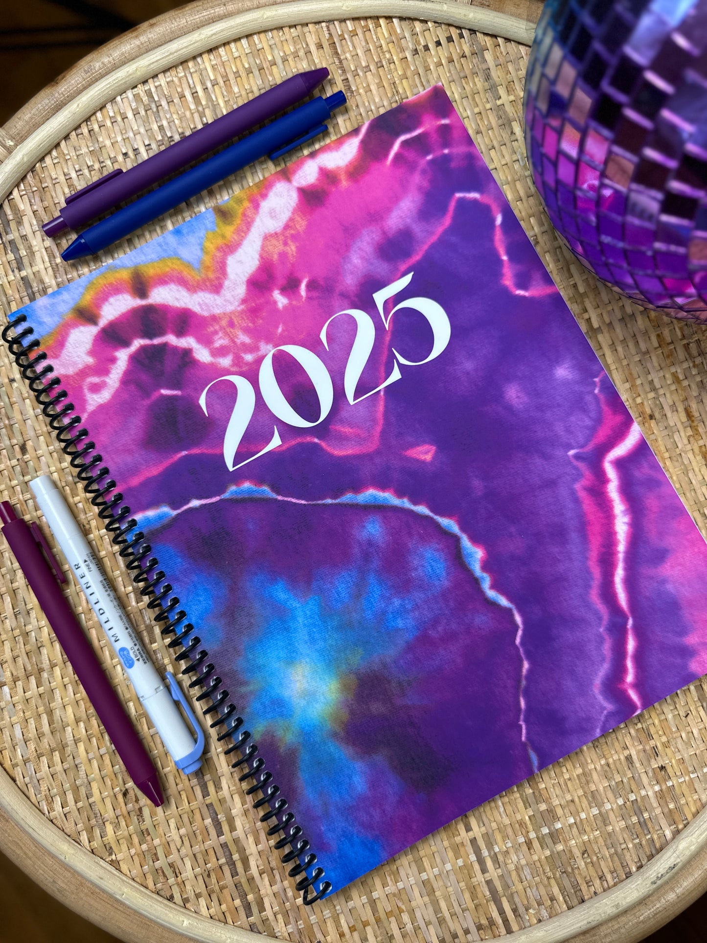 2025 Tie Dye Weekly Planners (Multiple Options)