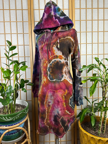 Hoodie Sweatshirt Dress - MEDIUM