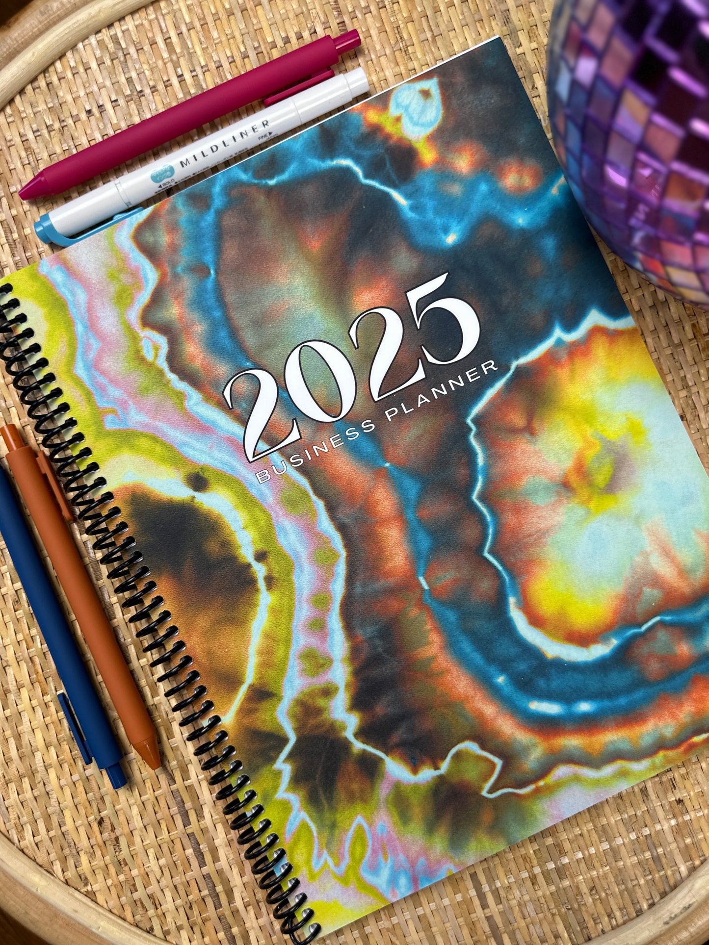 2025 Tie Dye Small Business Planners (Multiple Options)