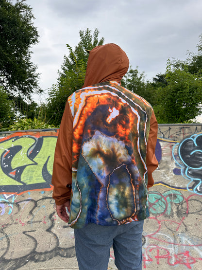 Unisex Tie Dye Windbreaker - Grand Canyon