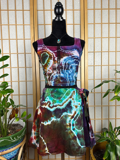 Wrap Skirt Set - LG top/XL bottom