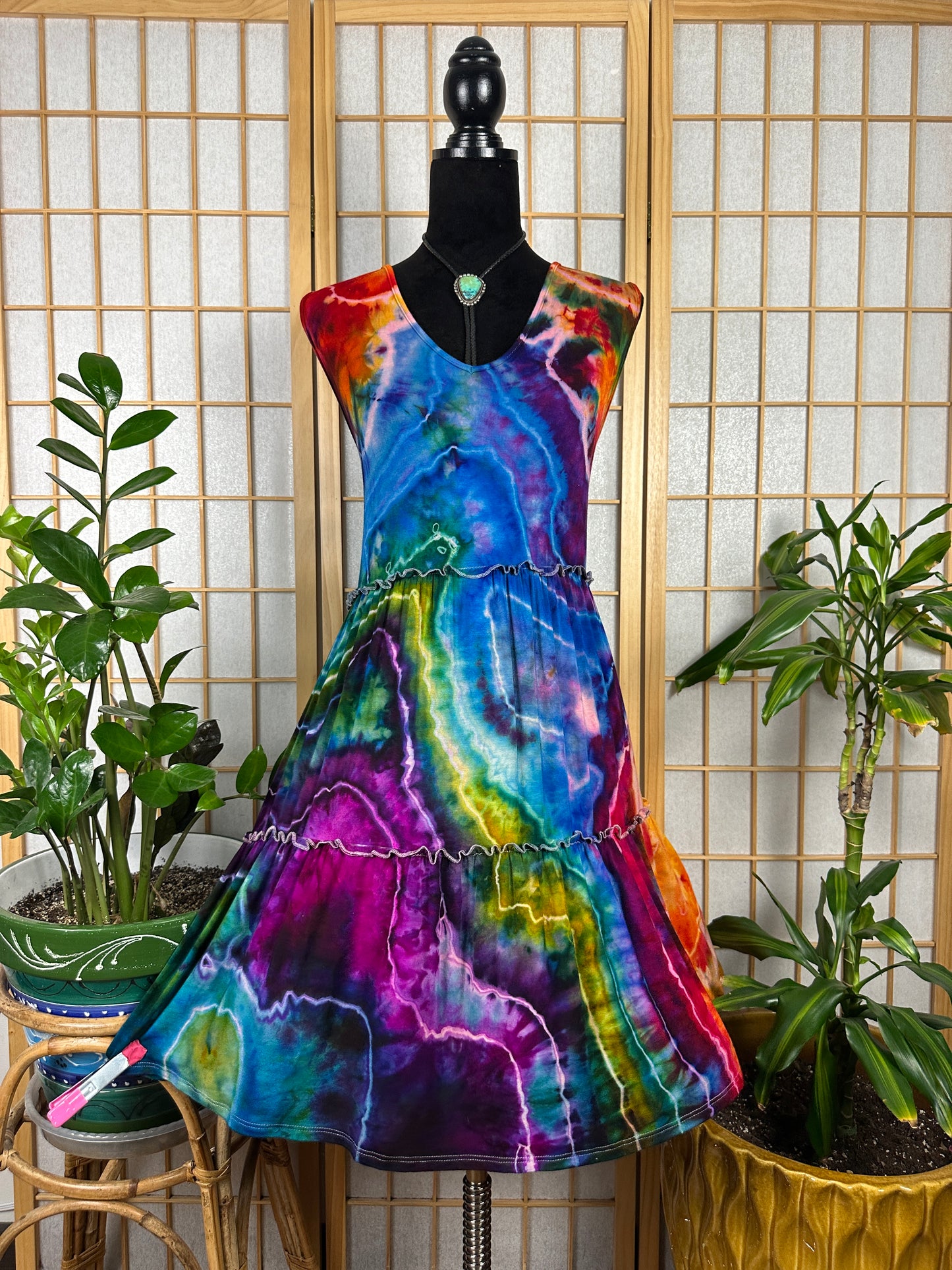 Tiered Tank Dress - 3X