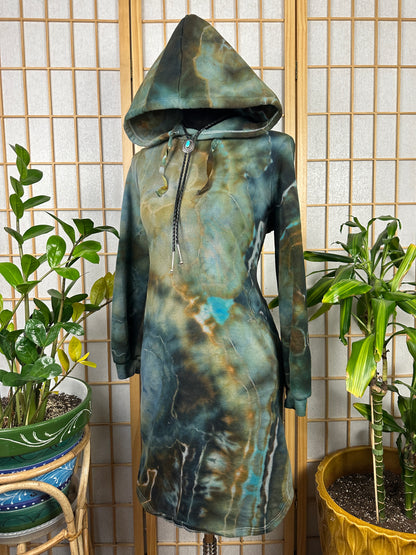 Hoodie Sweatshirt Dress - MEDIUM