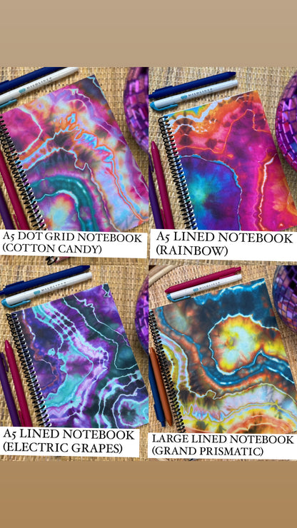 Spiral Tie Dye Notebooks (Multiple Options)